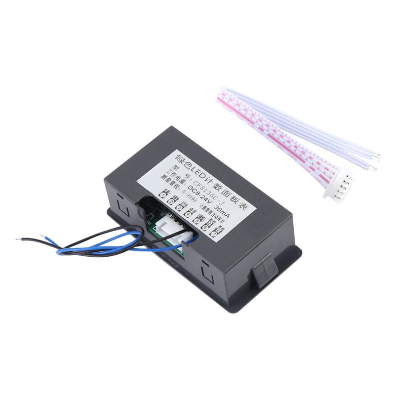 Hilitand DC 8-24V Digit Counter, 4 Digit LED Digital Display
