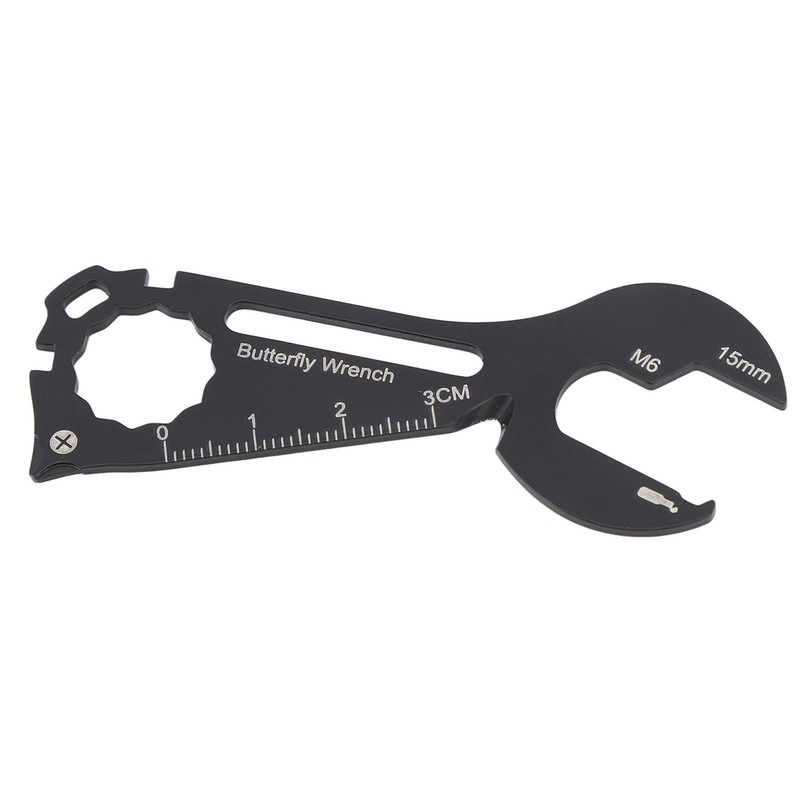 11 in 1 Outdoor Wrench Multifunctional Bottle Opener Keychain Screwdriver