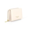 JIUFENG Women's RFID Blocking Short Wallet Multi Purpose Zip Folded