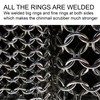 ERGONOW Cast Iron Chainmail Scrubber - Fine Ring - 316