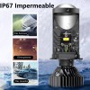 Focos Led H4/9003/hb2 Lupa Alta Y Baja Auto Motocicleta