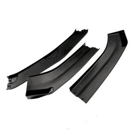 3PCS Front Bumper Lip Spoiler Bumper Lip Diffuser Splitter Compatible with Chevy Camaro LT LS SS 2016 2017 2018, ZL1 Style (Matte Black)