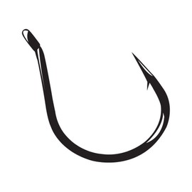 Gamakatsu Finesse Wide Gap Hook-6 Per Pack (Black, 1/0)