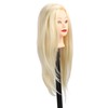 Hair Styling Mannequin Head 85% Real Hair Hairdresser Training Head