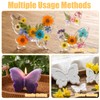 Butterfly Silicone Mold, 3 Sizes Flexible Butterfly Resin Molds, Effortless