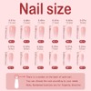 Yivaiks Bling Coffin Press on Nails Medium Fake Nails Tips