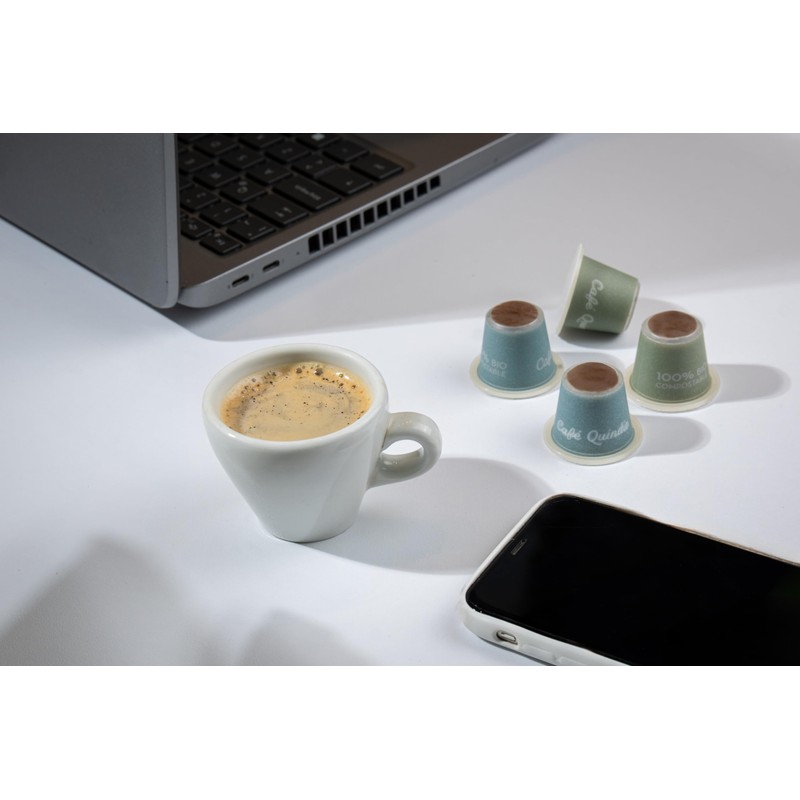 Cafe Quindio Compostable Coffee Pods, compatible with Nespresso Original machines