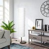 STOBOK Rice Paper Floor Lamp Shade Nordic Style Table Light
