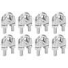8pcs 3/8 Inch M10 Stainless Steel Wire Rope Cable Clip