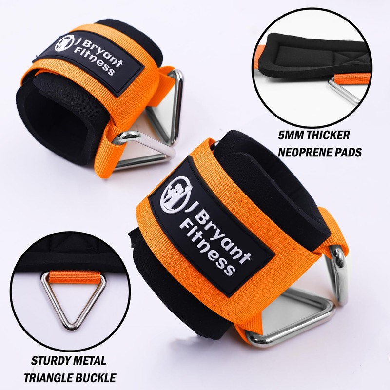 J Bryant Neoprene Padded Wrist Straps with Adjustable Triangle Velcro