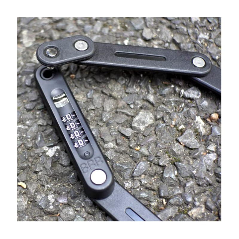 BBB BBL-72 Bicycle Key Folding Lock Cord Hold 0.2 x