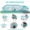 HG Power Adjustable Air Vent 100mm Ventilation Grille Cover Stainless