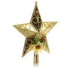 com-four® Christmas Tree Topper in Star Shape, Decorated Star for