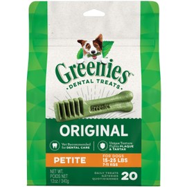 Greenies Original Petite Natural Dental Dog Treats (15 - 25 lb. dogs)
