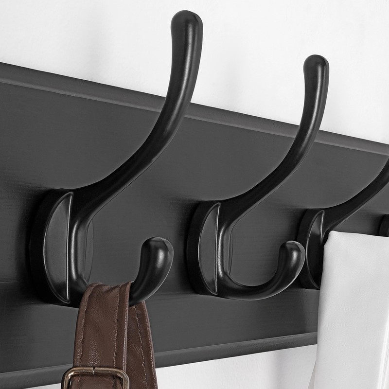 SKOLOO Rustic Wall Mounted Coat Rack, Case of 2, Pine
