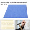 6Pcs Acoustic Absorption Panel Thickened Reduce Reverb SoundProof Padding Absorber(Blue