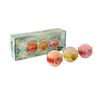 Gift Box with 3 Bath Bombs: Rose, Vanilla, Kumquat
