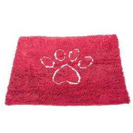 Dog Gone Smart Dirty Dog Doormat Cute Paw Print Ultra Water Absorbent Fast Drying Microfiber Small, Medium, Large and Runner Heavy Non-Skid/Slip Backing Machine Wash, Rain Snow Muddy Wet Shoes & Paws