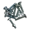 M8 Cup Square Carriage Bolt & Nut - Bright Zinc