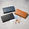 Milagro SL-CD-2925 Kip Leather Double Stitched Long Wallet (Men's Wallet,