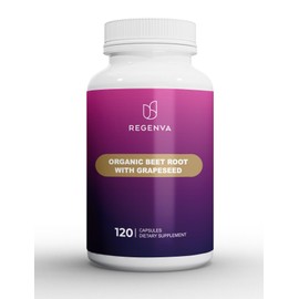 Regenva Beets Root Non-GMO Powder Capsule Rapid Release 1025mg | Beet Root Powder Suupports Antioxidants | Blood Pressure | Nitric Oxide Production | Immune System | 120 Counts 60 Days