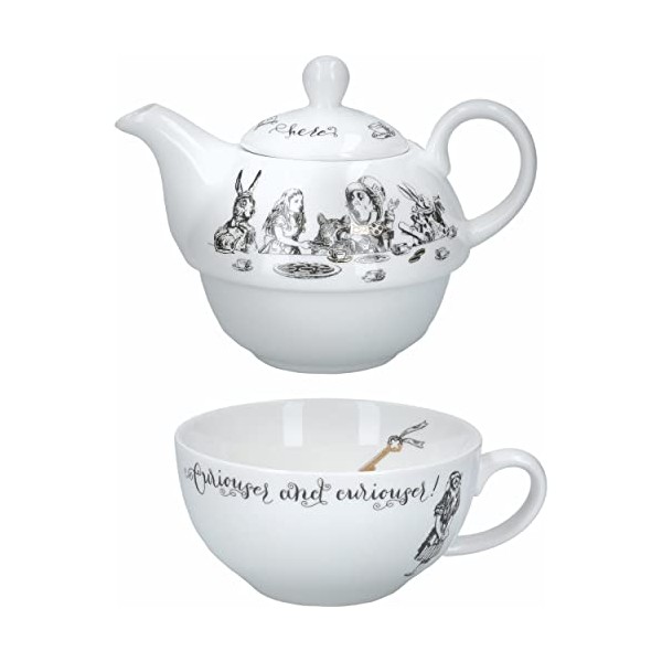 Creative Tops V&A Alice in Wonderland Teapot and Cup Set