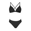 CUPSHE Bikini Set for Women V Neck Low Rise Crisscross