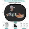 RYMALL Sonnenschutz Auto Baby mit UV Schutz, 2 Stück 45x36.5
