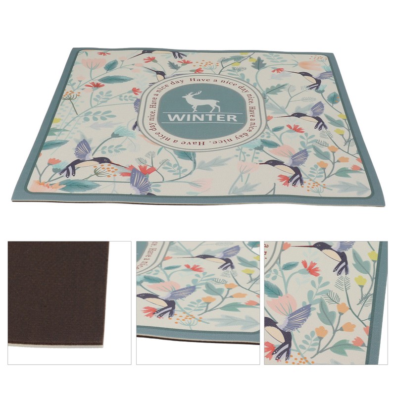 Coffee Maker Mat Absorbent Spill Proof Waterproof Scratch Resistance Coffee