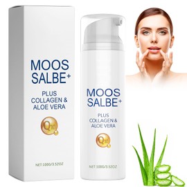 KIKVTER Moossalbe PLUS, 2 Stück Aktiv Hautreparatur Moossalbe, Mooscreme gegen Falten, Moossalbe gesicht falten testsieger, Feuchtigkeitscreme Gesicht,Geeignet für Alle Hauttypen