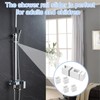 Shower Holder,Shower Head Holder,360° Angle Adjustable Square Shower Holder Bracket