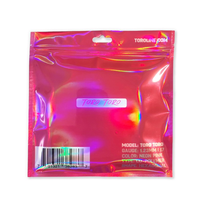 TOROTORO (Pink) 123 Tennis String String Poly