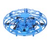 Hand Controlled Flying Drone Children Flying Toy Blue Hand Drone