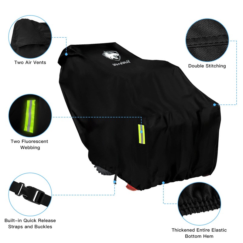 WardWolf Snow Blower Cover, Waterproof Heavy Duty 900D Snowblower Cover,