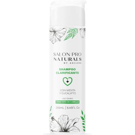 Shampoo Detox Profesional Anticaspa Natural con Menta Hombre y Mujer Limpieza Profunda Sin Sulfatos Control de Grasa Apto Cabello Graso 250 ml