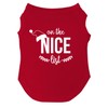 On The Nice List Dog Tee Shirt | Sleeveless |