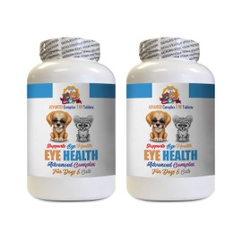 Dogs Eye Vitamins - Support Pets Eye Health - for Dogs and Cats - Advanced Complex - Dog lactobacillus - 120 Tablets (2 Bottles)