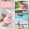 Fnaobai Pet Bathrobe for Dog Cat Absorbently Quick Drying Coat