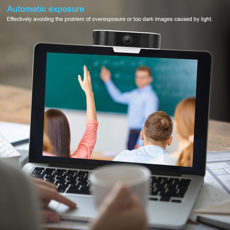 1080P HD Webcam USB 78° Large View Angle Computer Camera