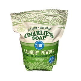 Charlie's Soap Charlie’s Soap Laundry Powder 100 Loads (1 Pack) Fragrance Free Hypoallergenic