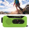 Emergency Radio Hand Power Generation Solar Radio with LED Flashlight