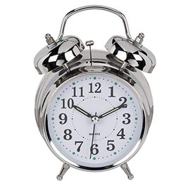 Out of the blue 79 / 3073 Metal Alarm Clock, Chrome