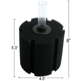 Aquapapa Bio Sponge Filter 20 or 40 Gal Breeding Fry Betta Shrimp Fish Tank Aquarium (Ship from CA USA)