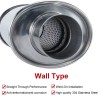 Soundforge 2.5'' Ultra Quiet Muffler Resonator 2.5 in,304s Exhaust Vibrant