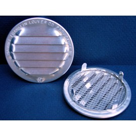 3" Round Vent - tab Style - Mill - Pkg of 4