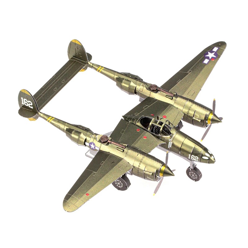 DCD Model Kit Lockheed Martin P-38 Lightning Fighter Aircraft #162
