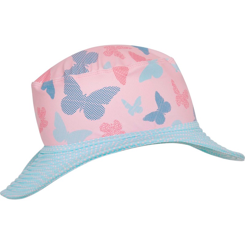 Playshoes Girls' UV Protection Sun Hat Swimming Hat Headwear, butterflies,