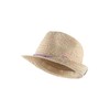 Sterntaler Colourful Straw Hat - Summer Hat with Colourful Satin