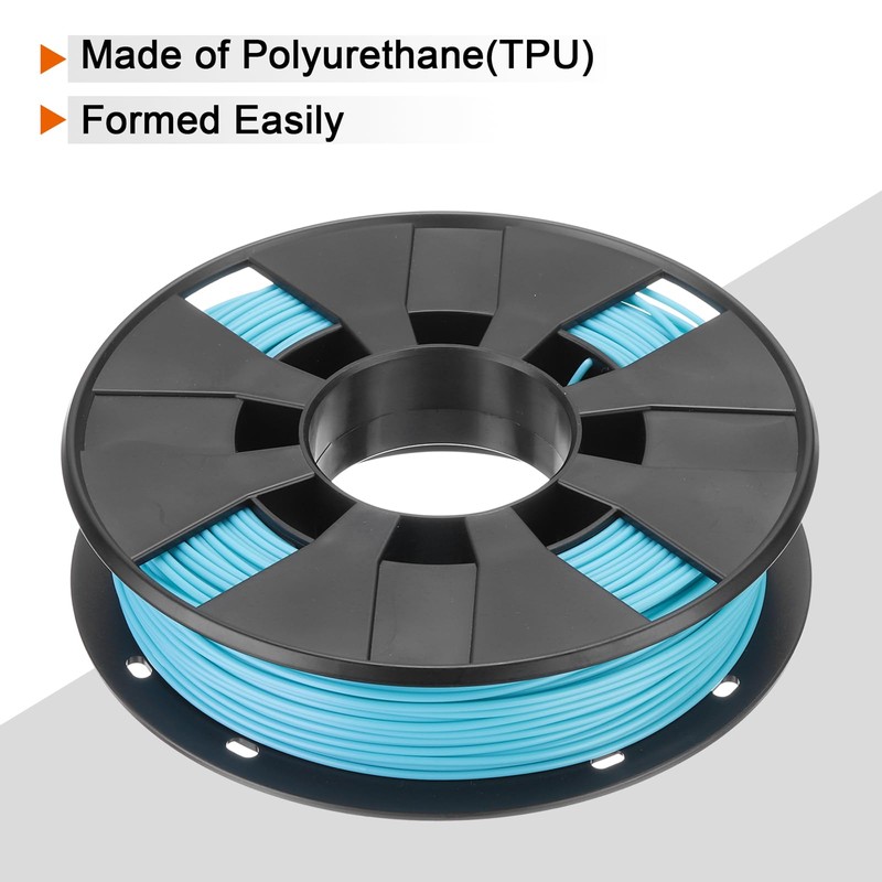 sourcing map 1.75mm Filaments PLA Blue Green 0.25KG Dimensional Accuracy