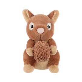 Apricot Lamb Hardworking Squirrel Plush Toys for Children, Soft Cute Cuddly Toy for Baby Girls and Boys, Fluffy Busy Squirrel, Brown, 17 cm